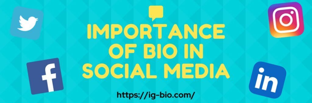 Importance of Bio in Social Media: Instagram Bio